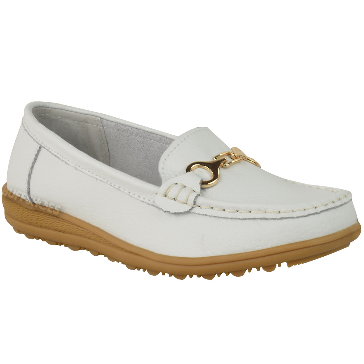 LADIES-WOMENS-LEATHER-WEDGE-SHOES-LOAFERS-SLIP-ON-COMFORT-WALKING-GRIP ...
