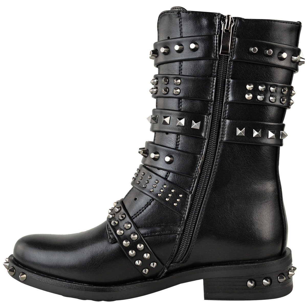 womens-ladies-studded-flat-ankle-boots-spikes-biker-punk-chunky-winter