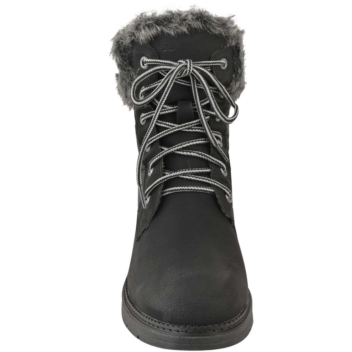 WOMENS WINTER ANKLE BOOTS WARM FUR 