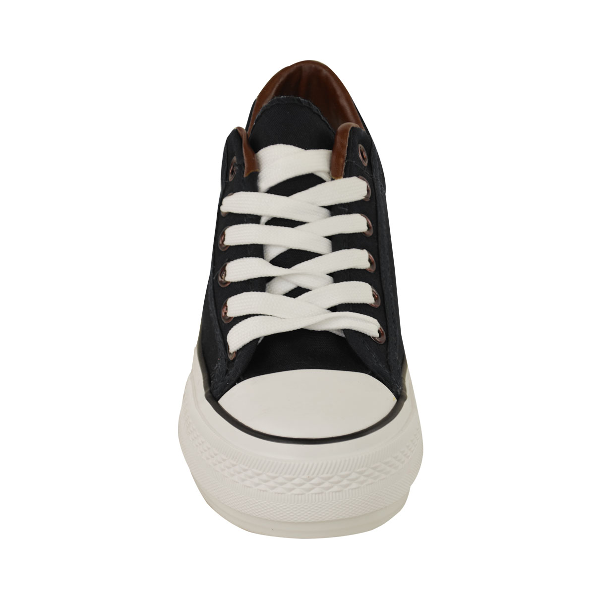 canvas wedge trainers