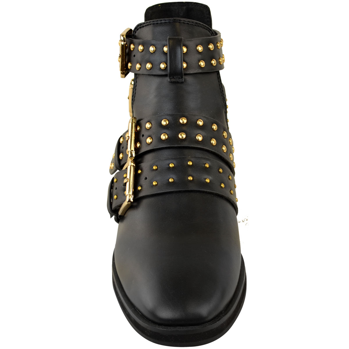 Ladies Ankle Low Heel Womens Chelsea Dealer Studded Shoes Boots UK Size 3-8 Sale | eBay