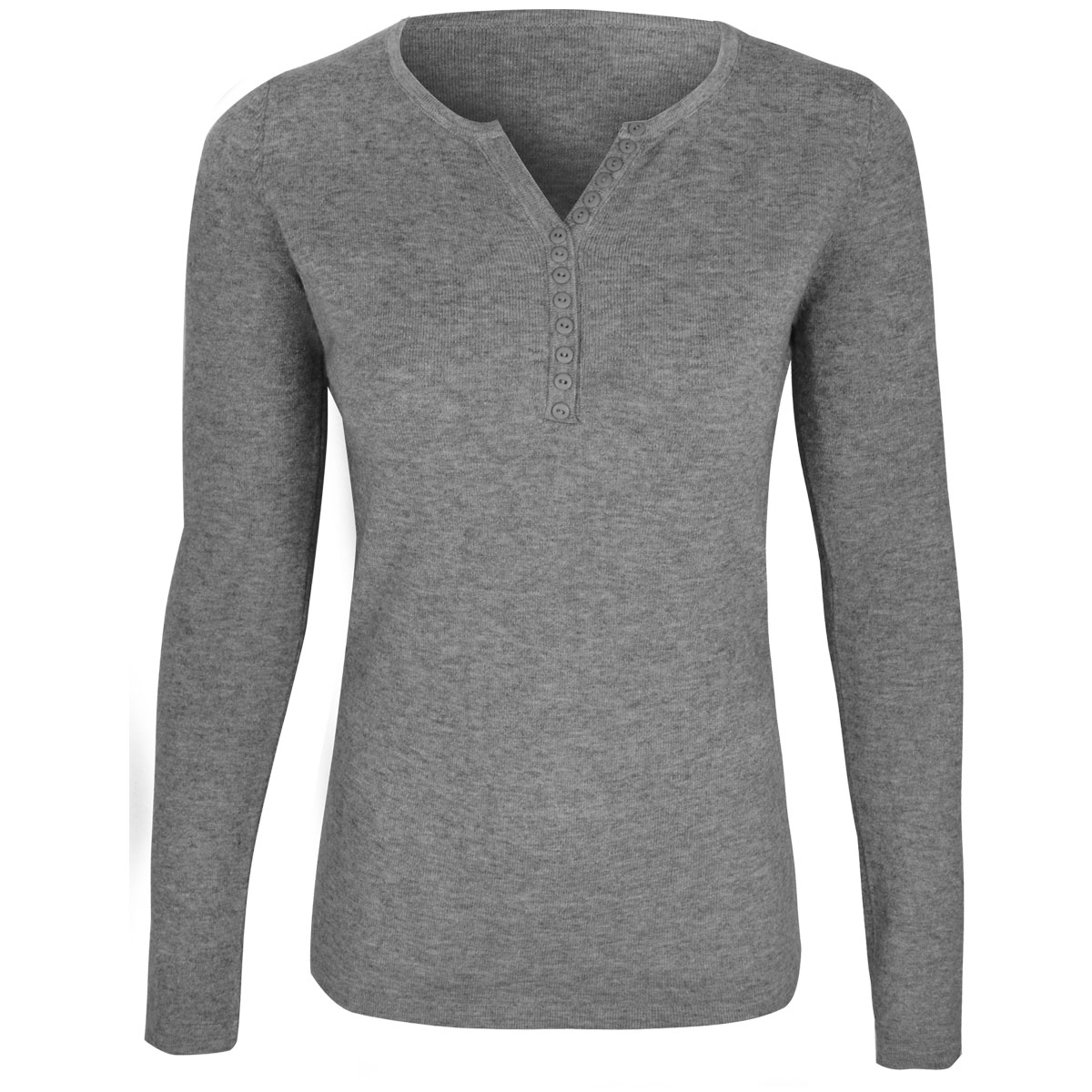 Womens Ladies Jumper Sweater Thick Winter Top Long Sleeve Casual Plain ...